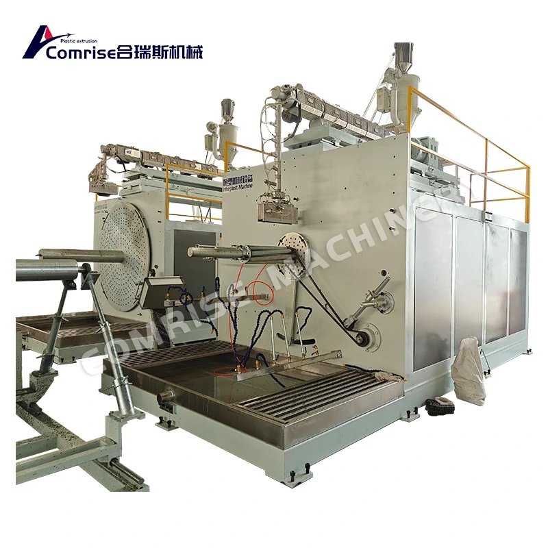 HDPE Sprial Winding Solid Wall Pipe Production Line HDPE Sprial Winding Solid Wall Pipe Production Line